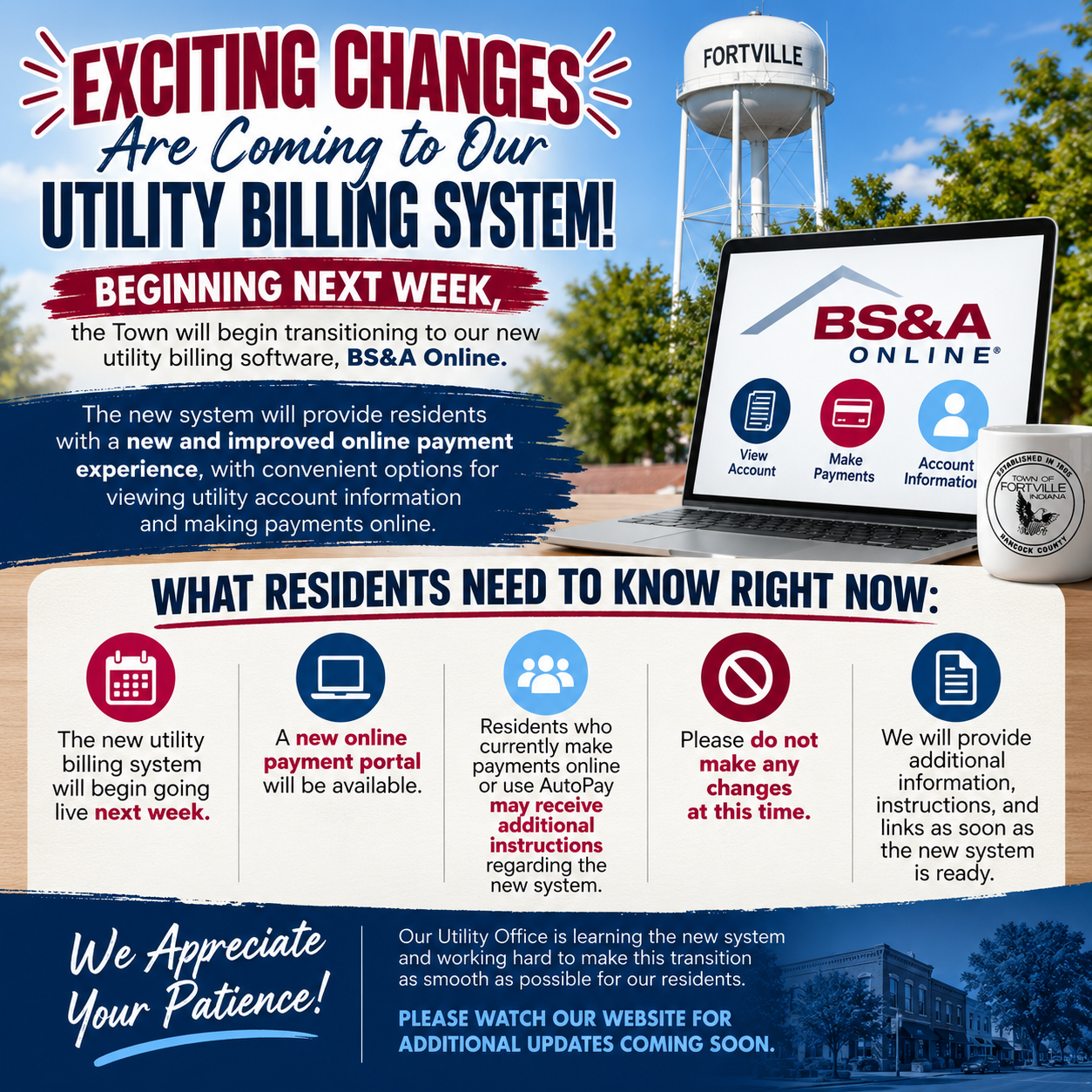 Exciting Changes Are Coming to Our Utility Billing System!
